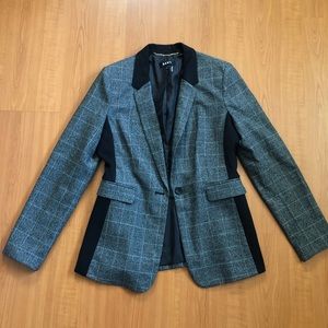DKNY grey checkered blazer